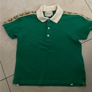 GUCCI 12/18 months stretch cotton Polo